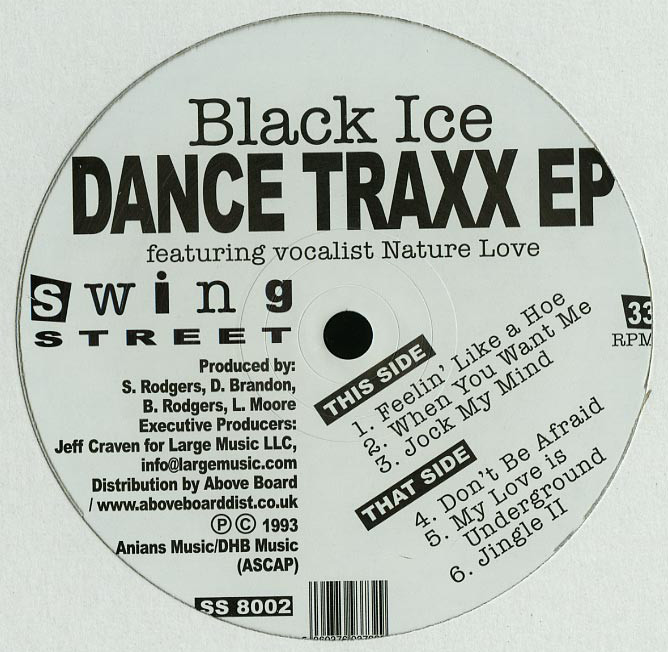 Black Ice | Dance Traxx EP (12 inch vinyl)