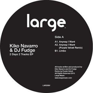 Kiko Navarro & DJ Fudge | 2 Days 2 Tracks ep (12 inch vinyl)